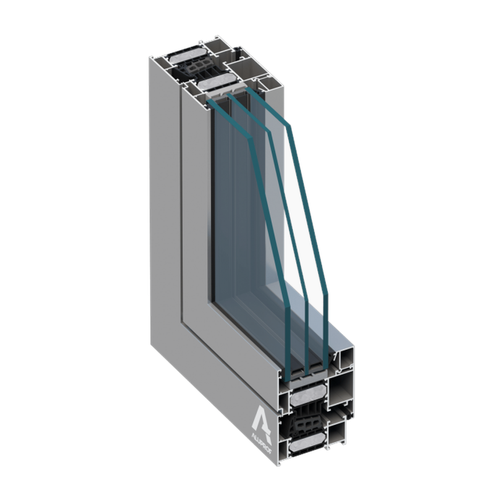 Sezione trasparente Aluprof MB-77HS